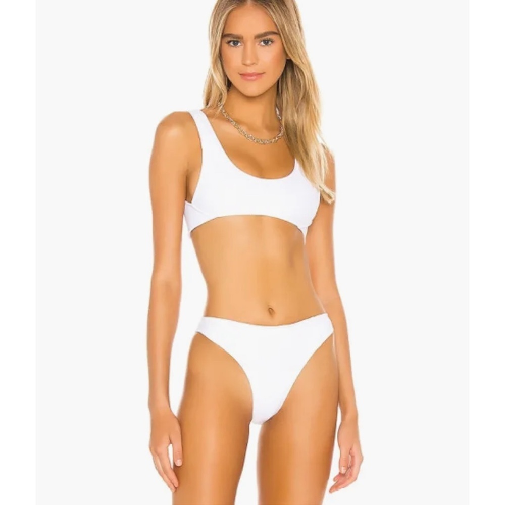 New Lovewave x revolve bambam white bikini size M